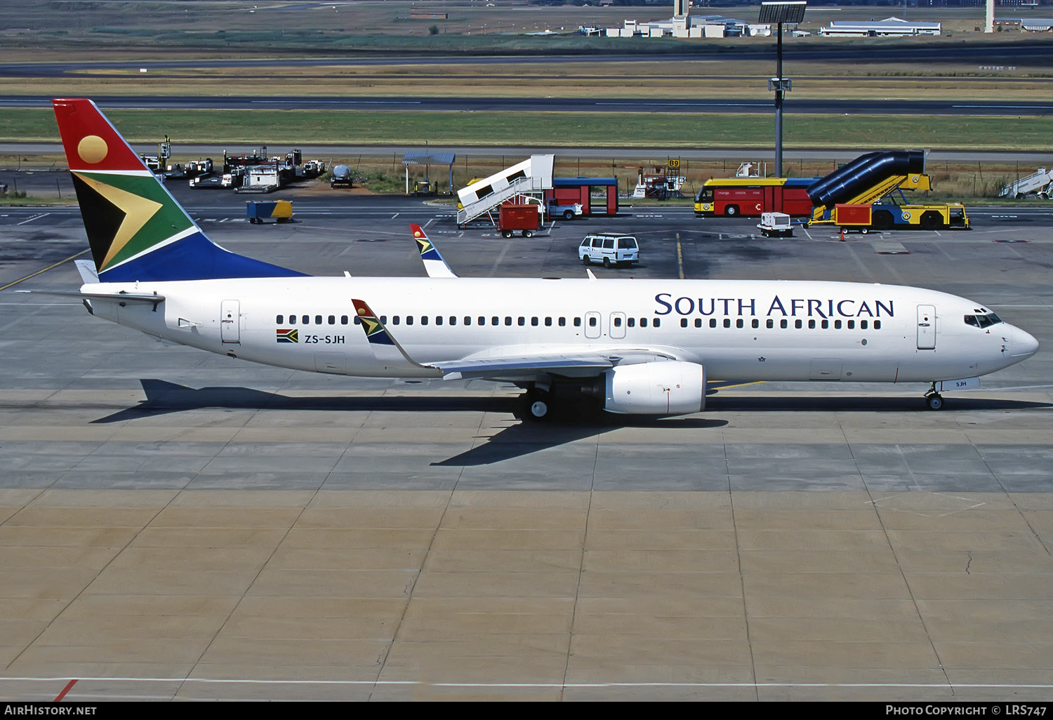 Aircraft Photo of ZS-SJH | Boeing 737-8BG | South African Airways | AirHistory.net #285154