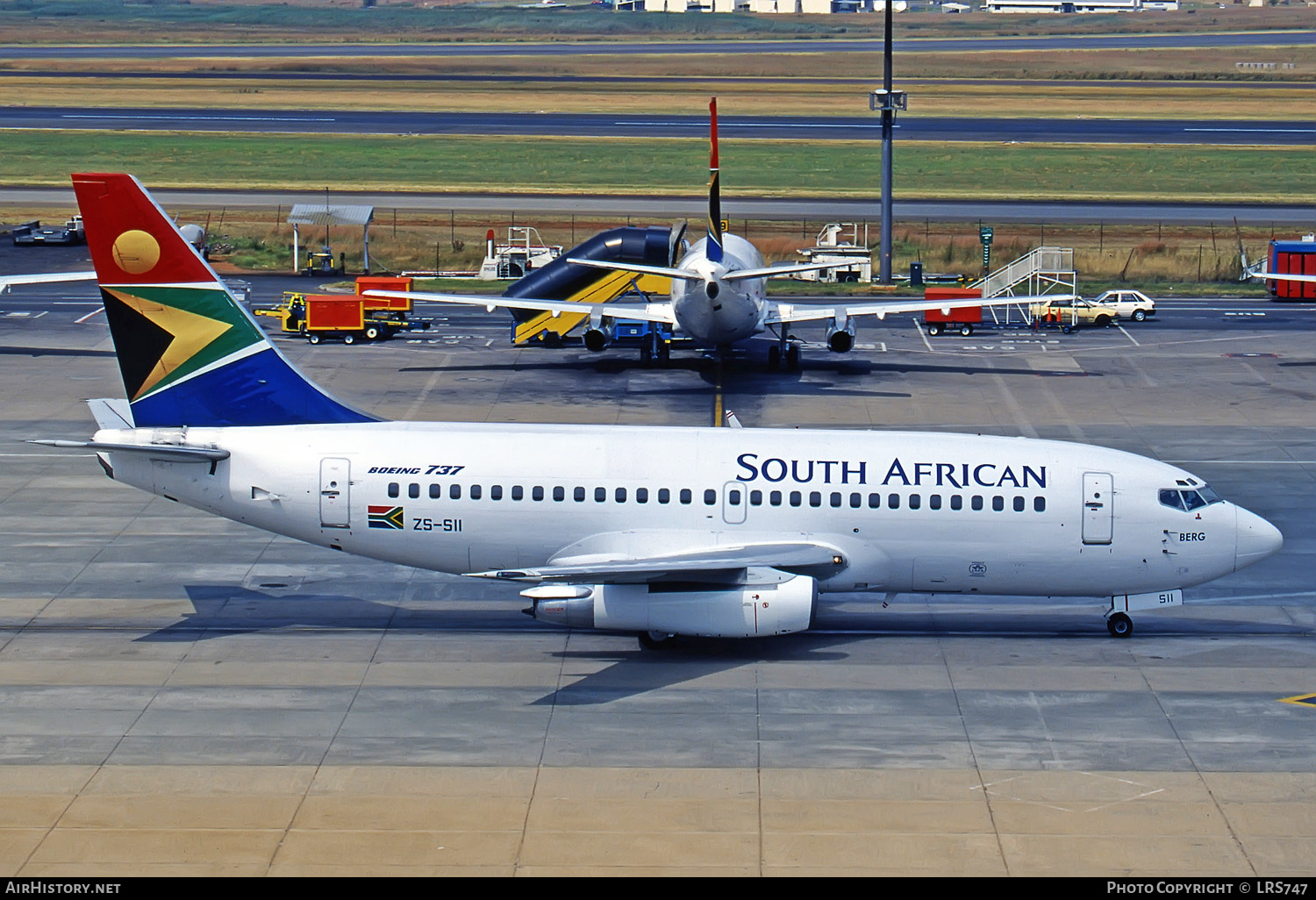Aircraft Photo of ZS-SII | Boeing 737-244/Adv | South African Airways | AirHistory.net #285156