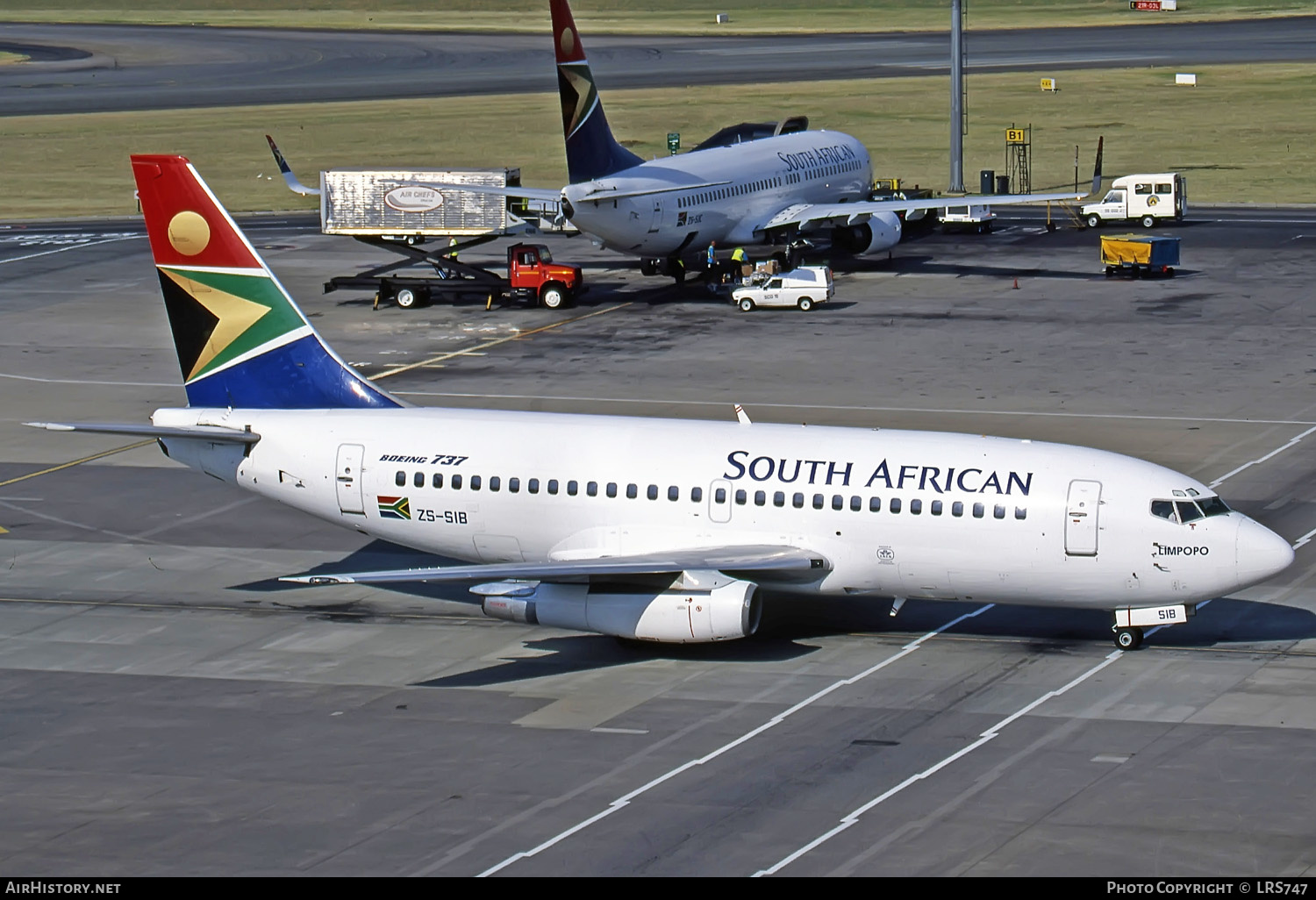 Aircraft Photo of ZS-SIB | Boeing 737-244/Adv | South African Airways | AirHistory.net #285157
