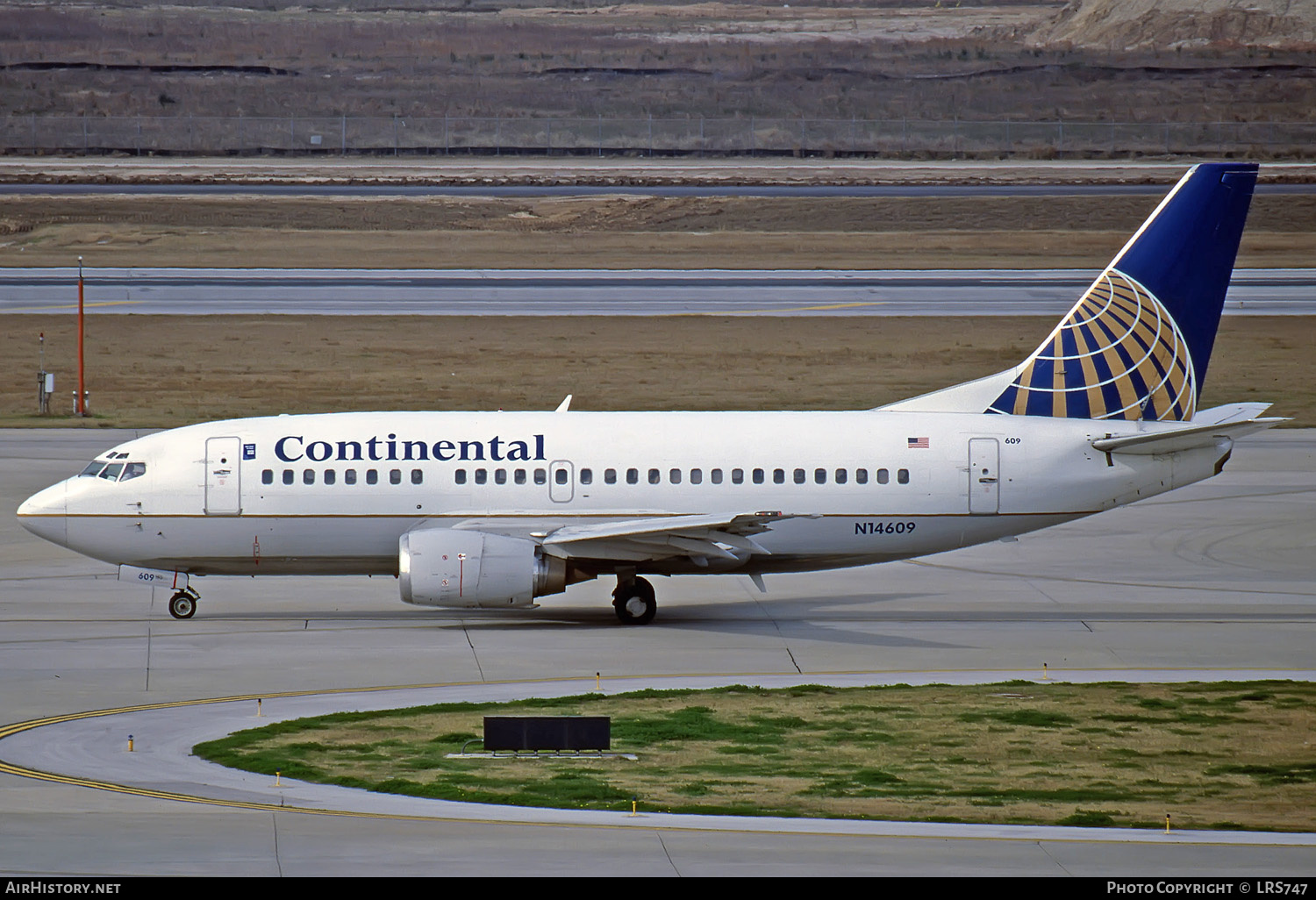 Aircraft Photo of N14609 | Boeing 737-524 | Continental Airlines | AirHistory.net #285193