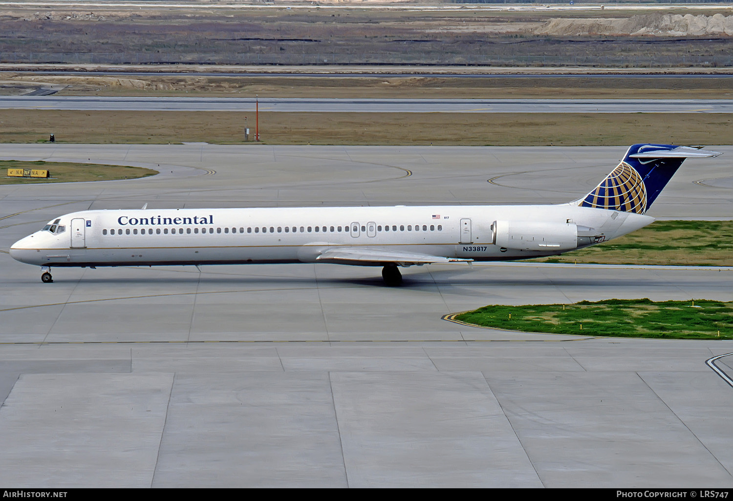 Aircraft Photo of N33817 | McDonnell Douglas MD-82 (DC-9-82) | Continental Airlines | AirHistory.net #285194