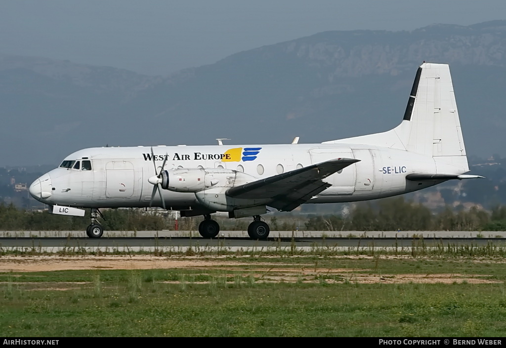 Aircraft Photo of SE-LIC | British Aerospace BAe-748 Srs2B/399LFD | West Air Europe Cargo | AirHistory.net #285241