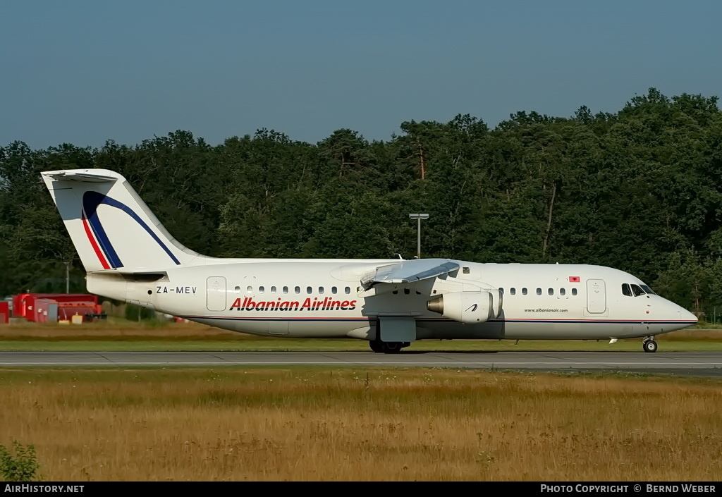 Aircraft Photo of ZA-MEV | British Aerospace BAe-146-300 | Albanian Airlines | AirHistory.net #285250