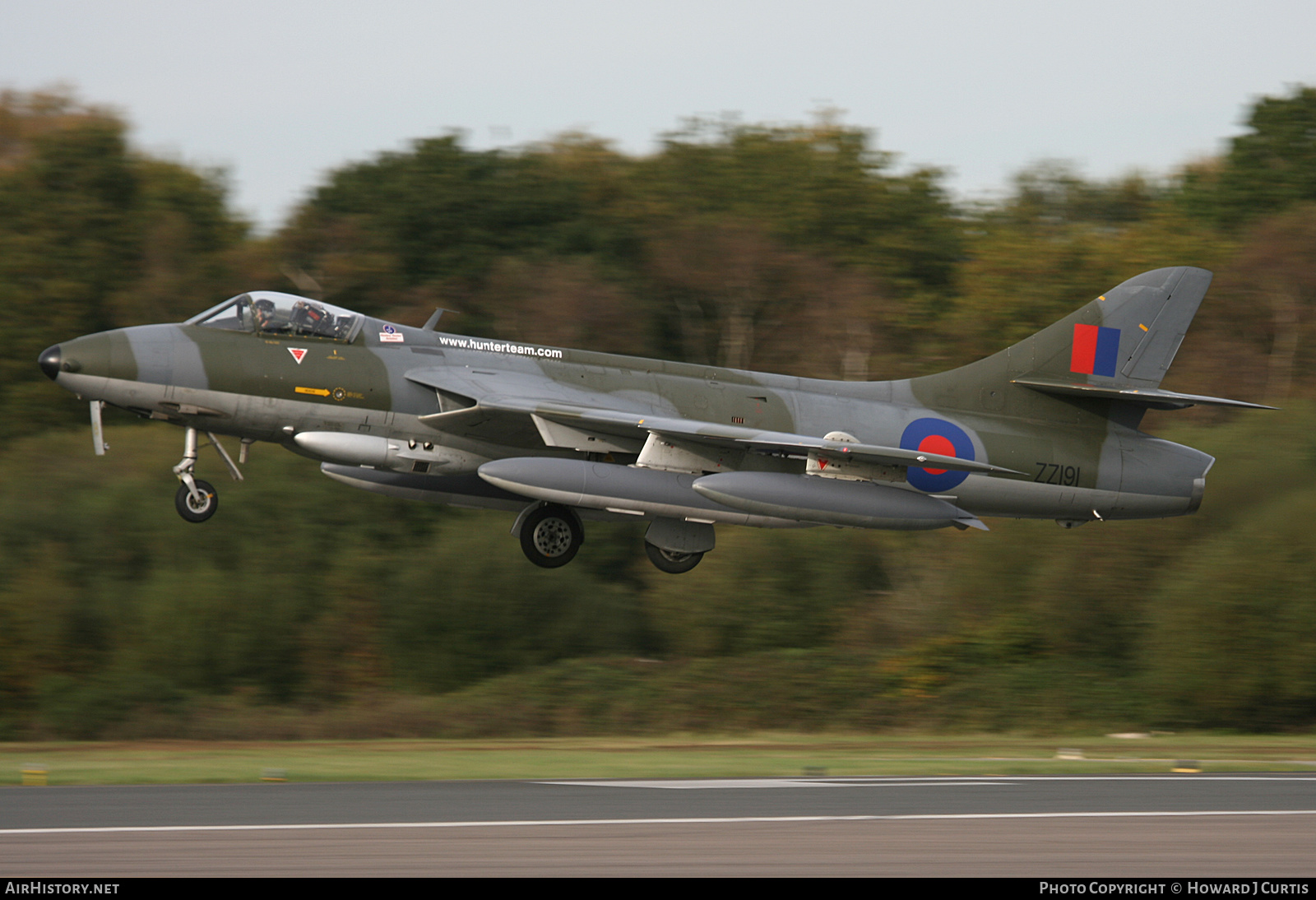 Aircraft Photo of ZZ191 | Hawker Hunter F58 | UK - Air Force | AirHistory.net #285254