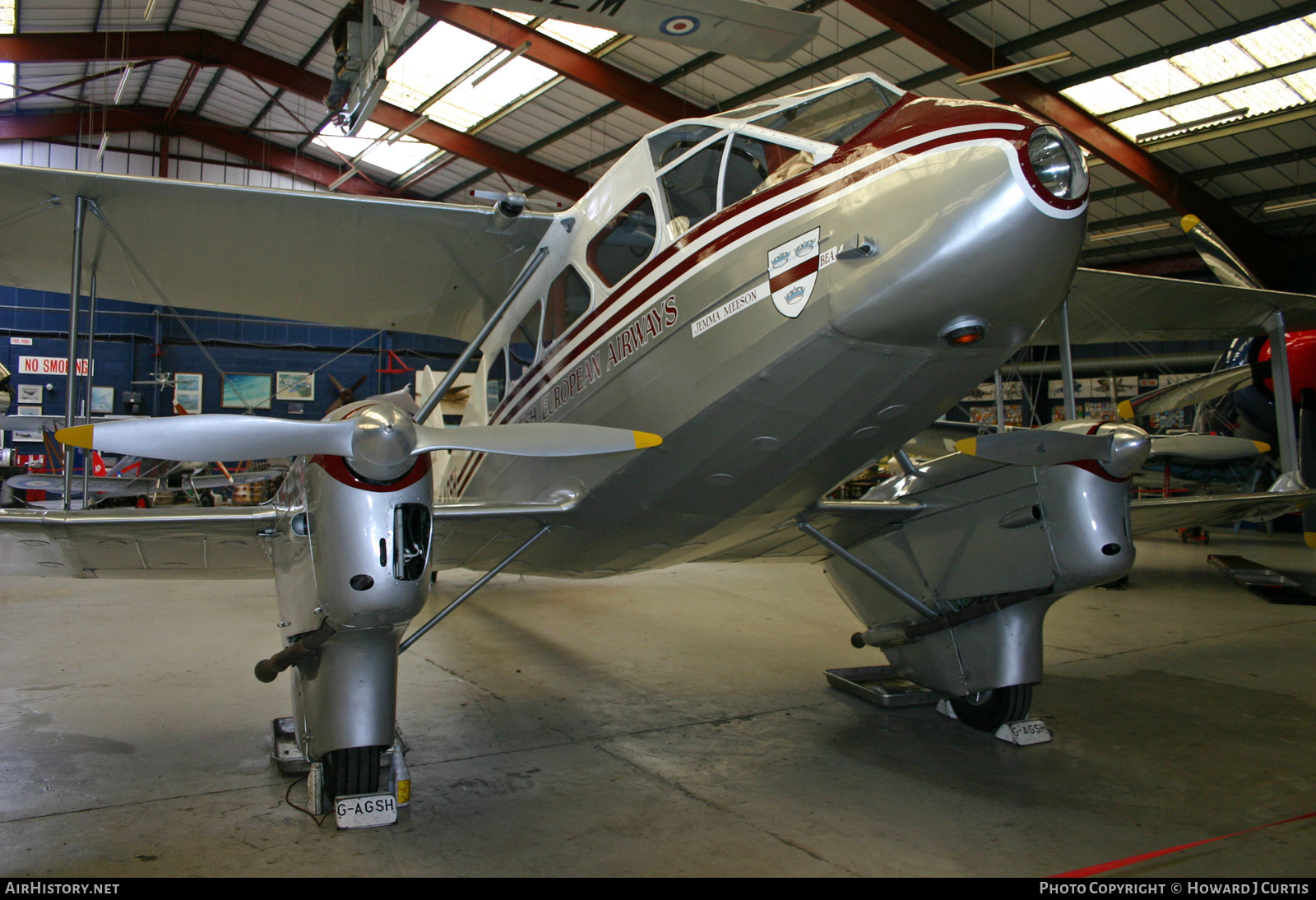 Aircraft Photo of G-AGSH | De Havilland D.H. 89A Dragon Rapide | BEA - British European Airways | AirHistory.net #285294