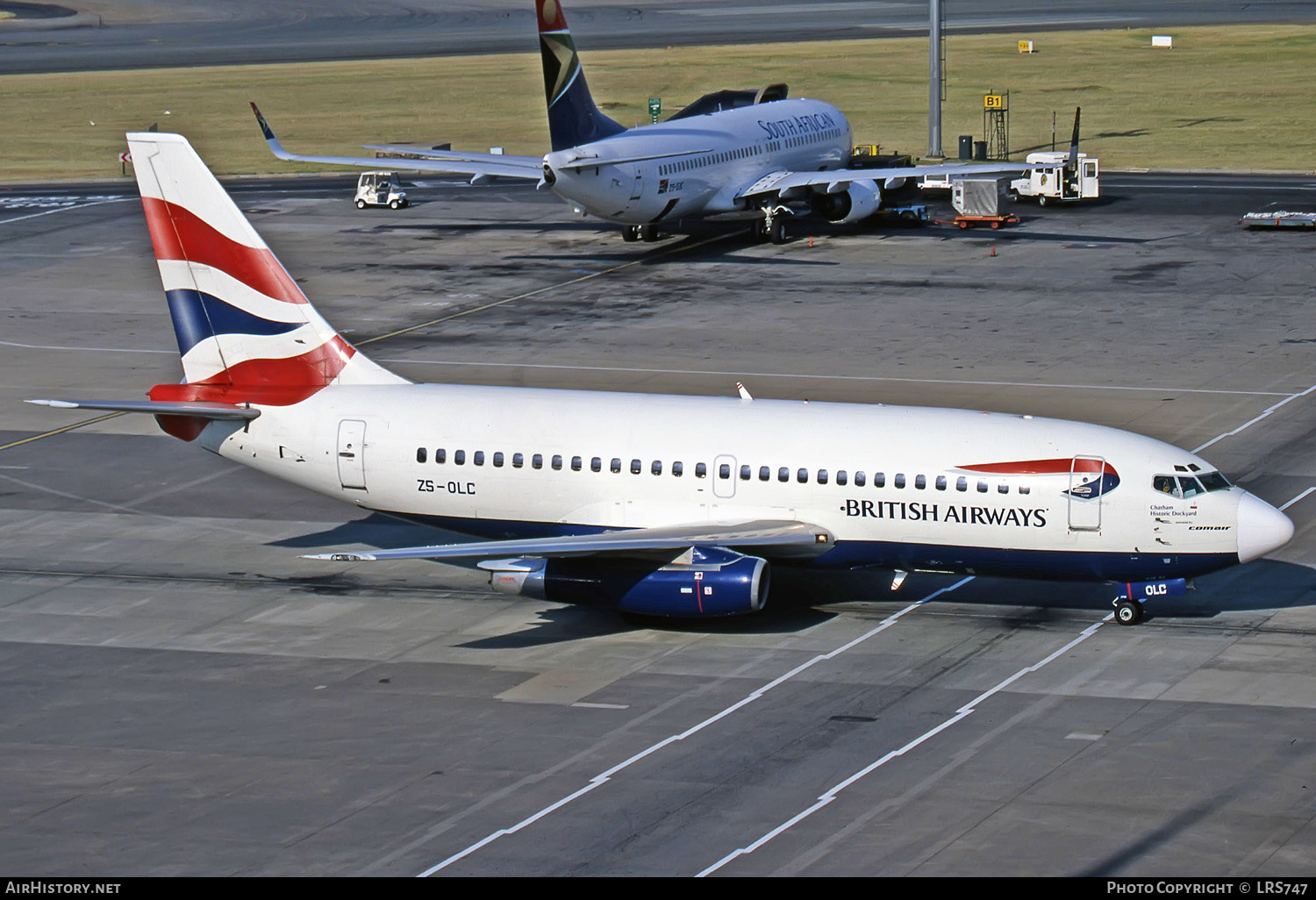 Aircraft Photo of ZS-OLC | Boeing 737-230/Adv | British Airways | AirHistory.net #285312