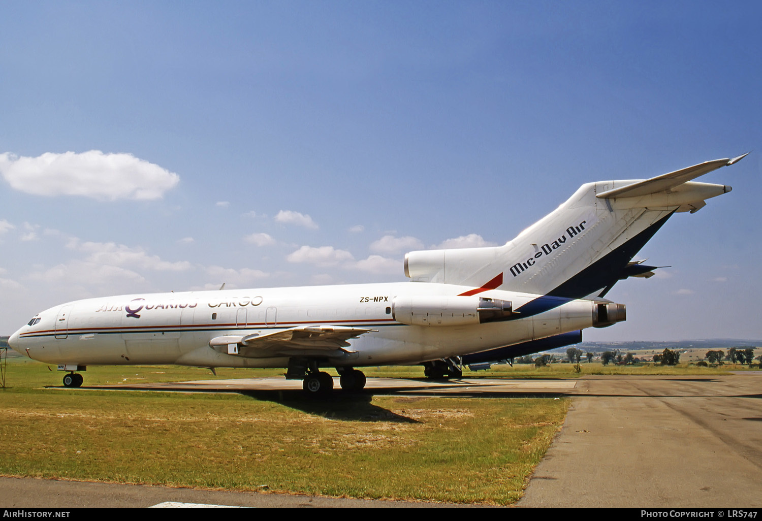 Aircraft Photo of ZS-NPX | Boeing 727-23(F) | AirQuarius Aviation | AirHistory.net #285326