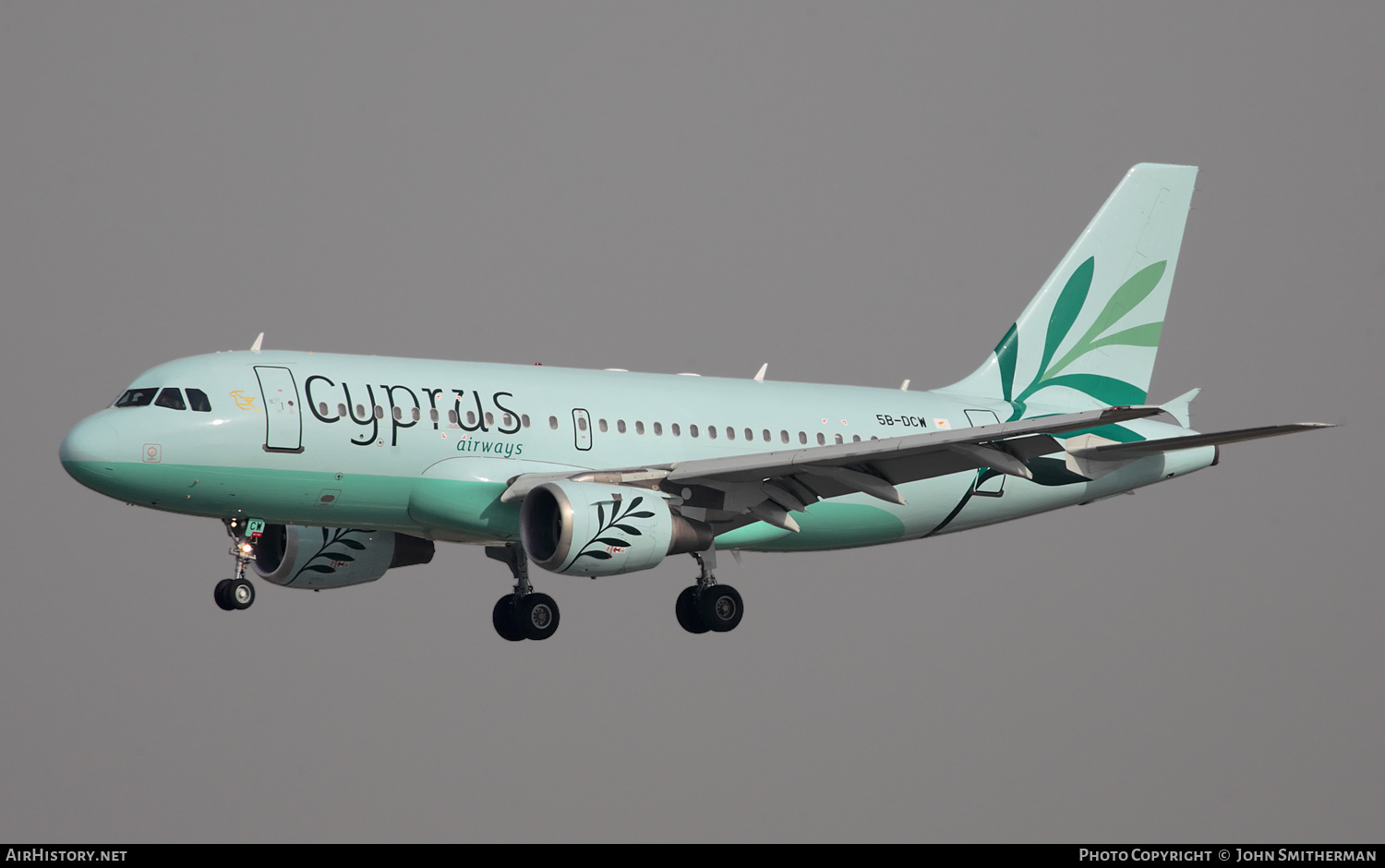 Aircraft Photo of 5B-DCW | Airbus A319-114 | Cyprus Airways | AirHistory.net #285395