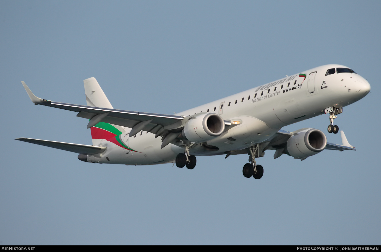 Aircraft Photo of LZ-PLO | Embraer 190STD (ERJ-190-100STD) | Bulgaria Air | AirHistory.net #285409