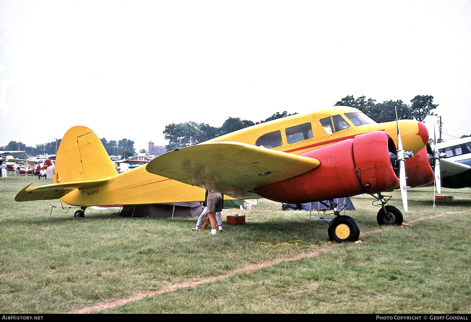 Aircraft Photo of N58542 | Cessna T-50 Bobcat | AirHistory.net #285439