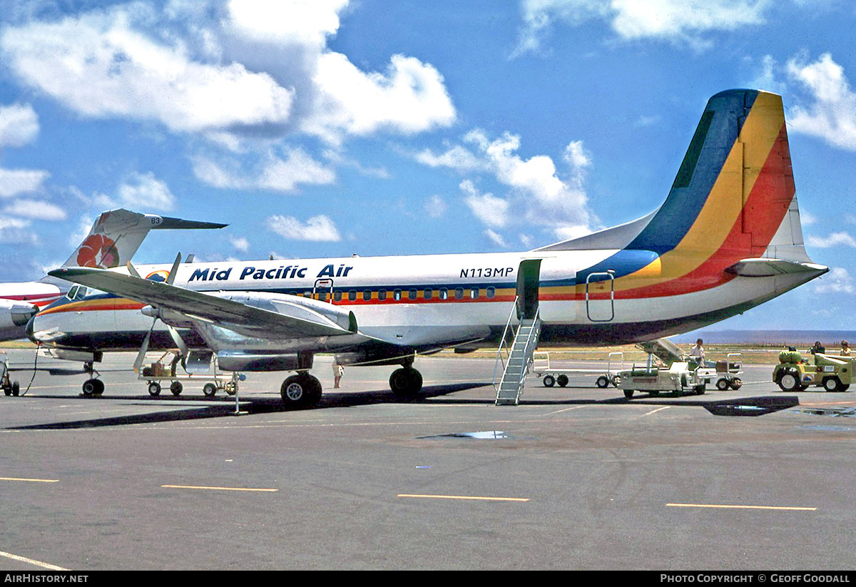 Aircraft Photo of N113MP | NAMC YS-11A-659 | Mid Pacific Air | AirHistory.net #285445