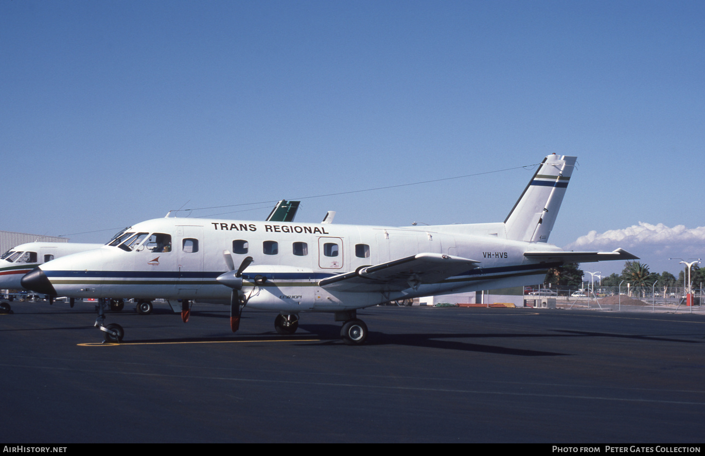 Aircraft Photo of VH-HVS | Embraer EMB-110P1 Bandeirante | Trans Regional | AirHistory.net #285460