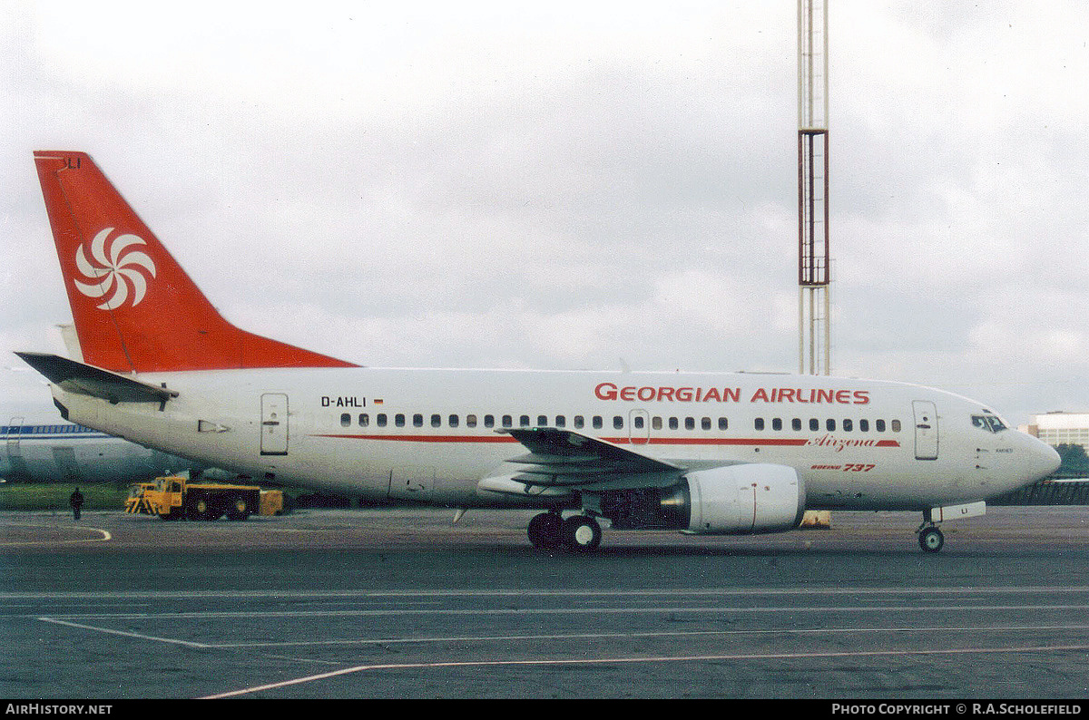 Aircraft Photo of D-AHLI | Boeing 737-5K5 | Airzena Georgian Airlines | AirHistory.net #285466