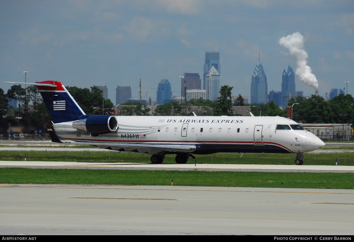Aircraft Photo of N436AW | Bombardier CRJ-200LR (CL-600-2B19) | US Airways Express | AirHistory.net #285509