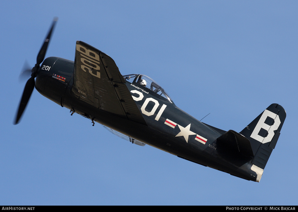 Aircraft Photo of G-RUMM / 121714 | Grumman F8F-2P Bearcat | USA - Navy | AirHistory.net #285539