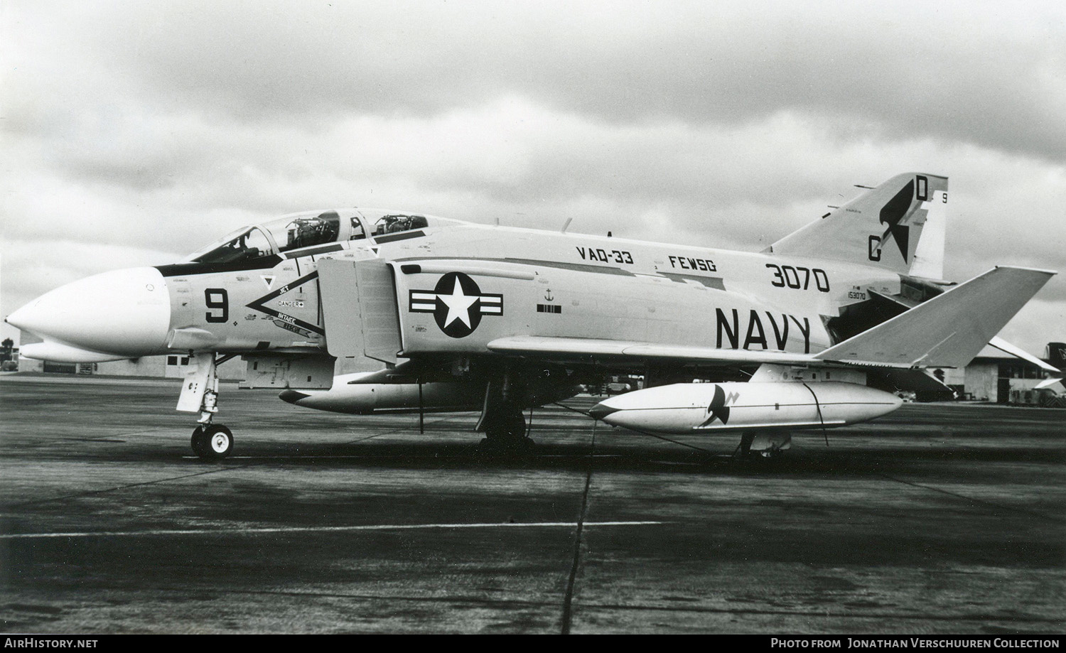 Aircraft Photo of 153070 / 3070 | McDonnell EF-4B Phantom II | USA - Navy | AirHistory.net #285585