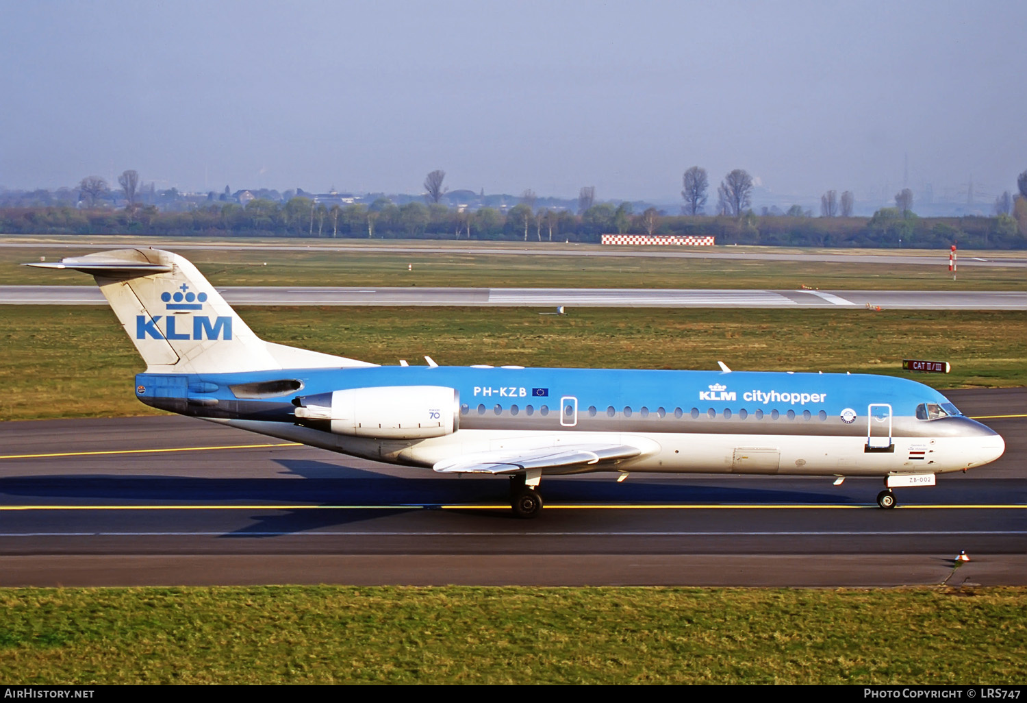 Aircraft Photo of PH-KZB | Fokker 70 (F28-0070) | KLM Cityhopper | AirHistory.net #285591