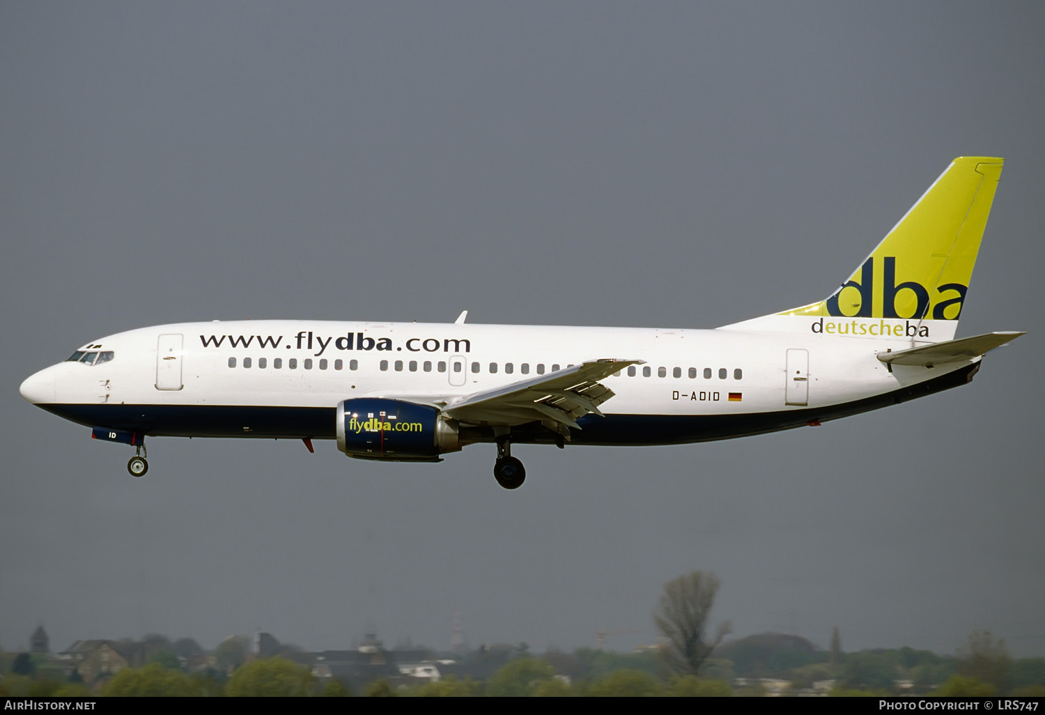 Aircraft Photo of D-ADID | Boeing 737-329 | DBA - Deutsche BA | AirHistory.net #285595