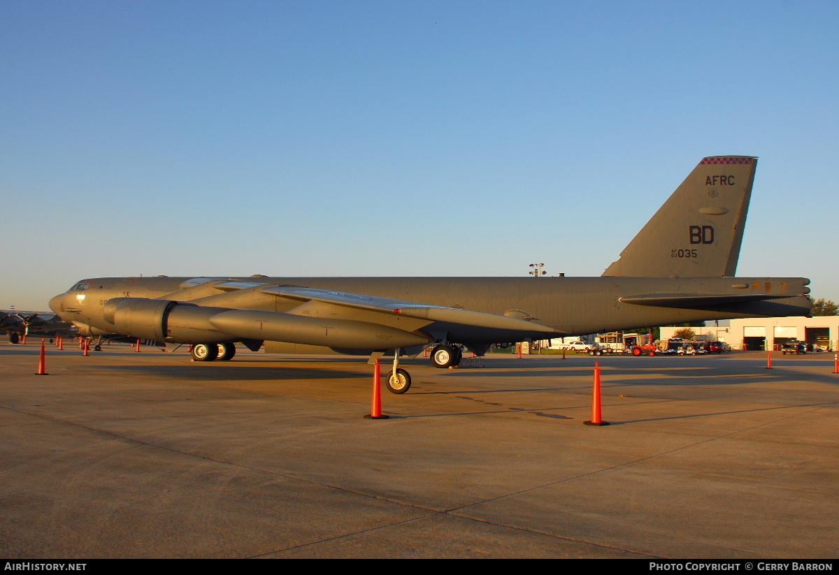 Aircraft Photo of 60-0035 / AF60-035 | Boeing B-52H Stratofortress | USA - Air Force | AirHistory.net #285602