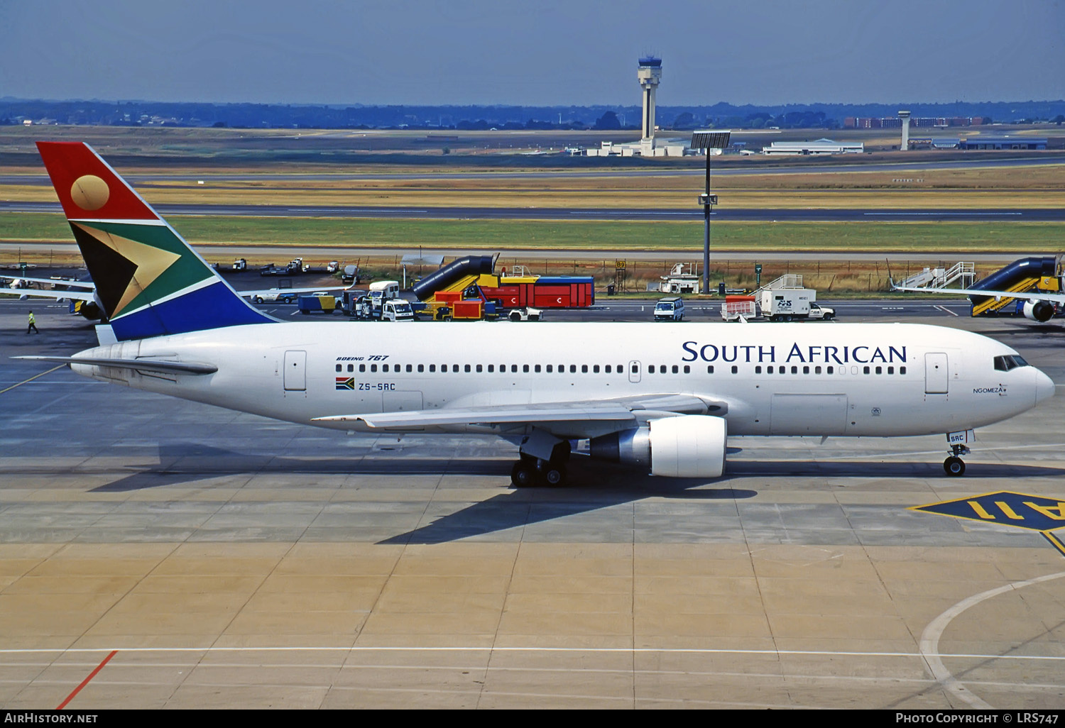 Aircraft Photo of ZS-SRC | Boeing 767-266/ER | South African Airways | AirHistory.net #285617