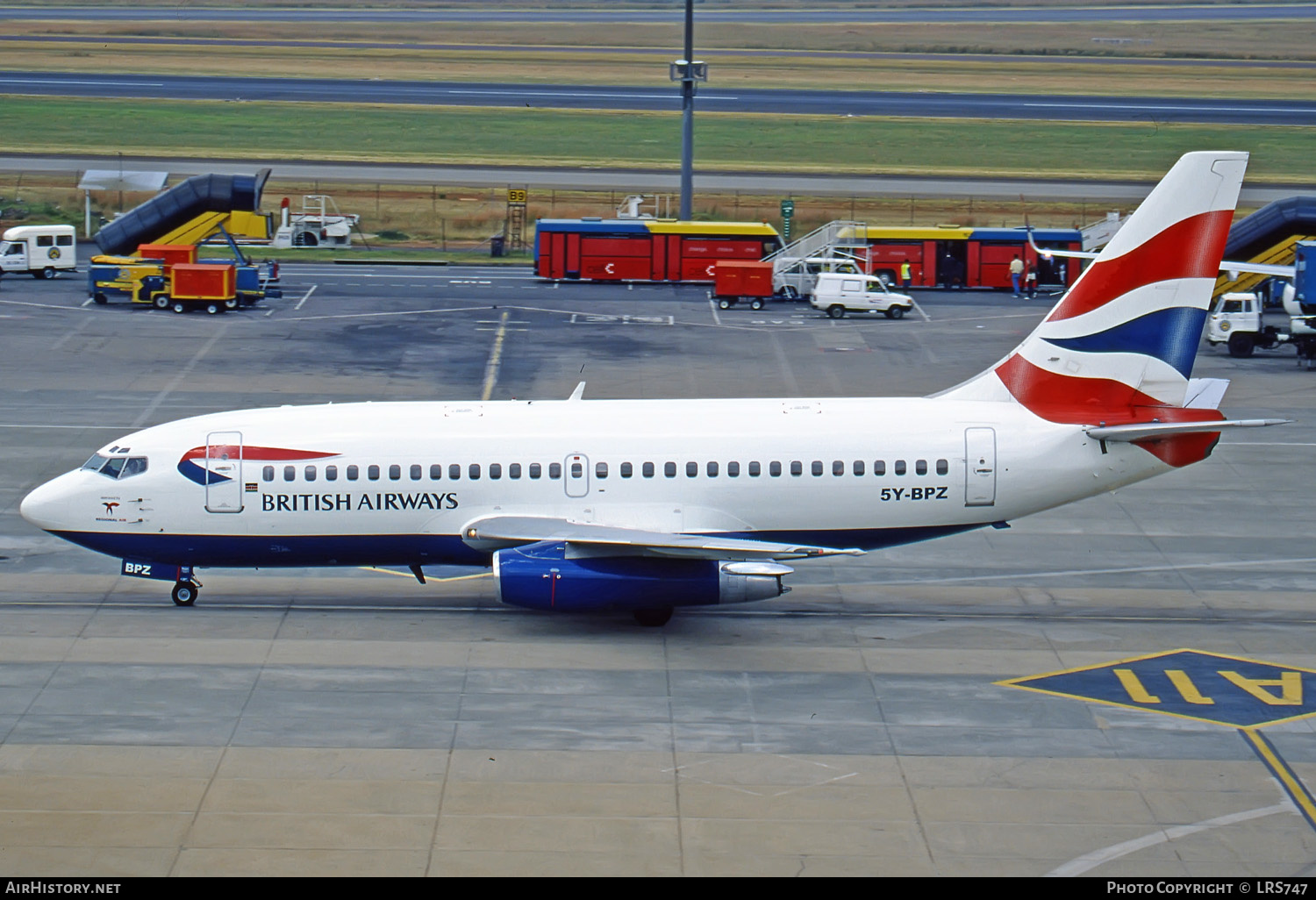 Aircraft Photo of 5Y-BPZ | Boeing 737-2P6/Adv | British Airways | AirHistory.net #285621