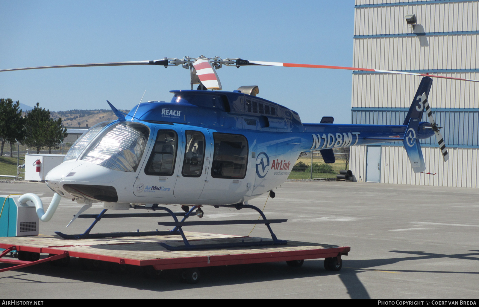 Aircraft Photo of N108MT | Bell 407... | AirLink Critical Care Transport | AirHistory.net #285644