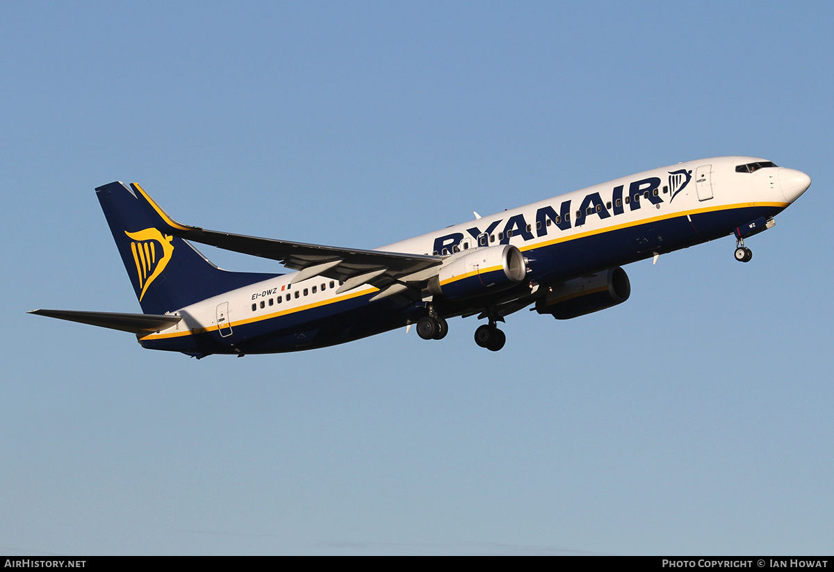 Aircraft Photo of EI-DWZ | Boeing 737-8AS | Ryanair | AirHistory.net #285661
