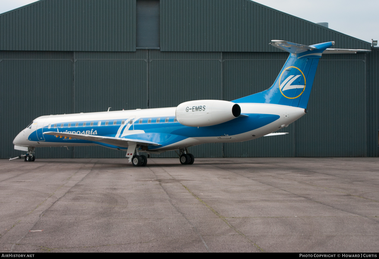 Aircraft Photo of G-EMBS | Embraer ERJ-145EU (EMB-145EU) | Dniproavia | AirHistory.net #285730