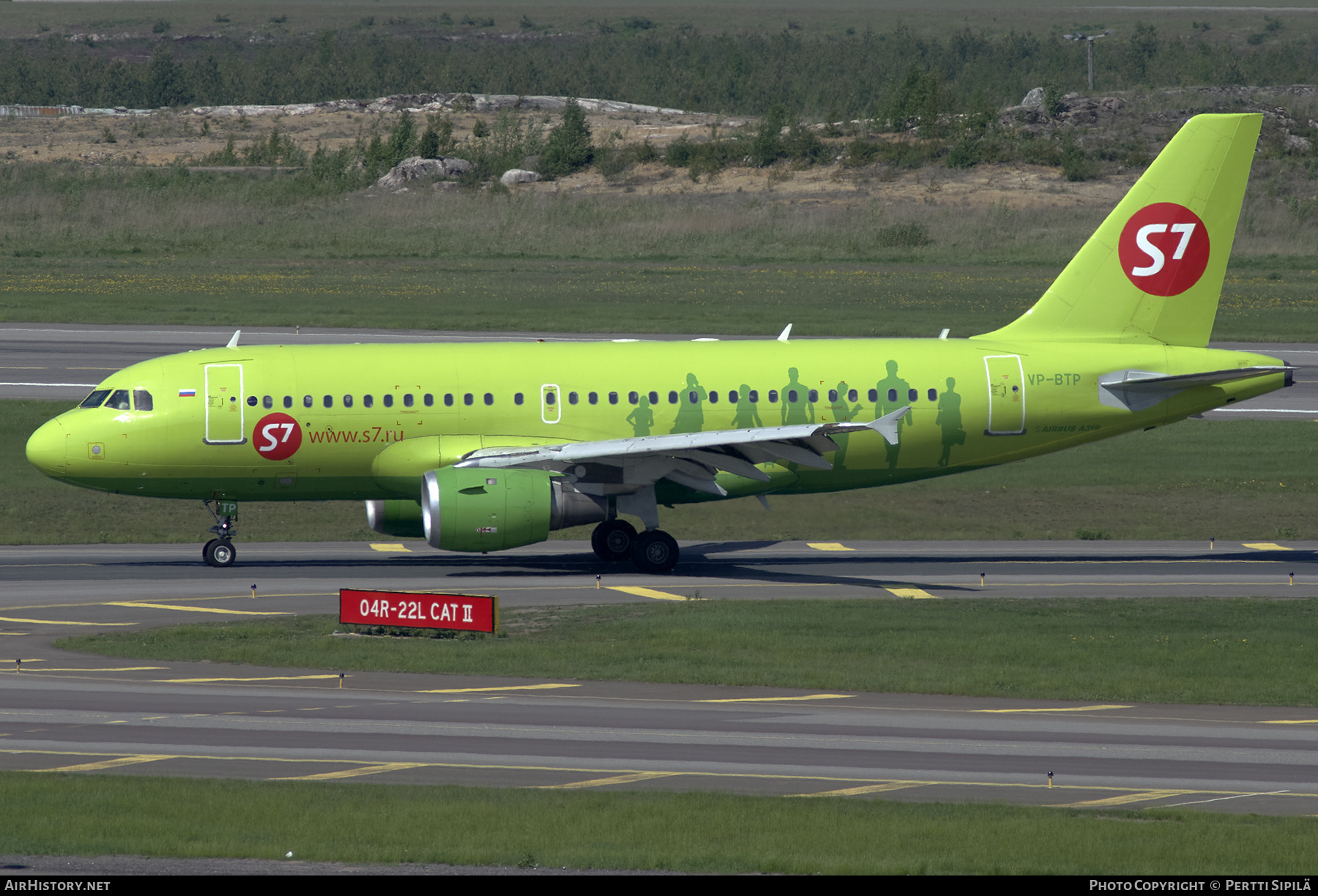 Aircraft Photo of VP-BTP | Airbus A319-114 | S7 Airlines | AirHistory.net #285740