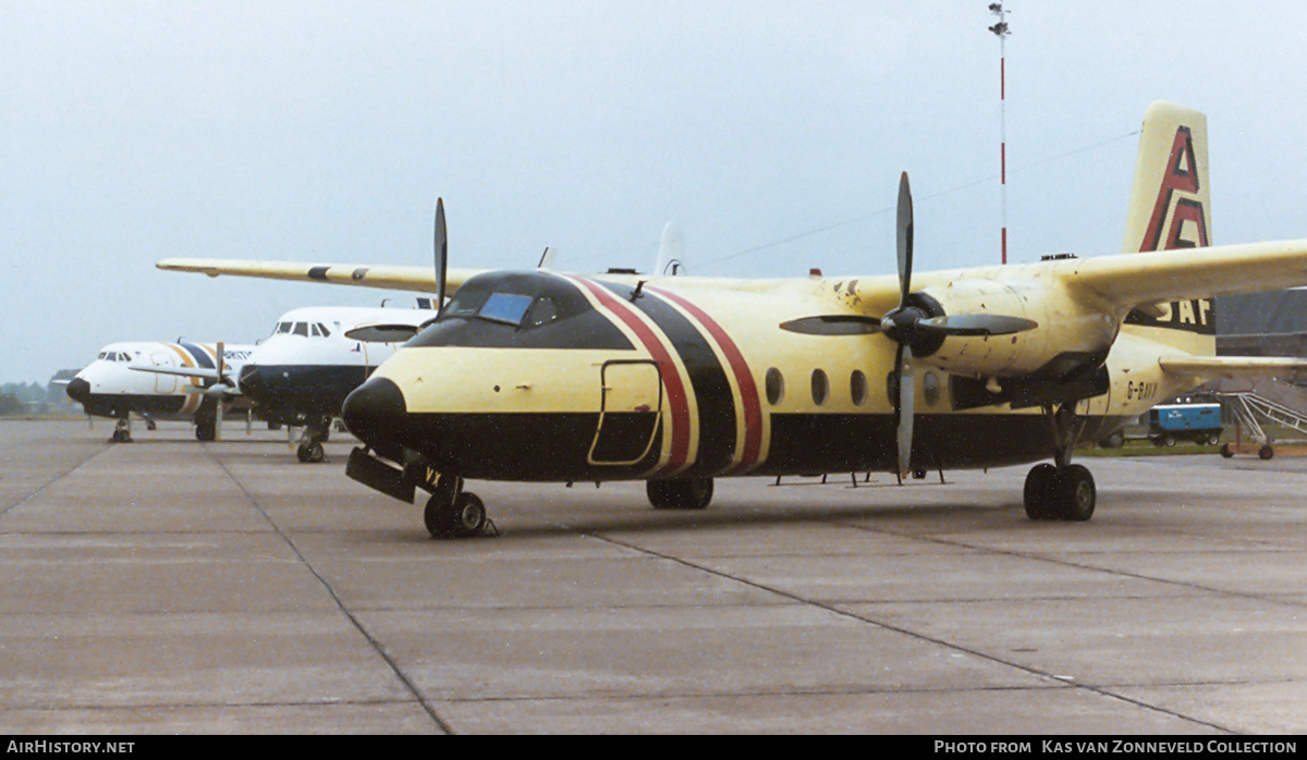 Aircraft Photo of G-BAVX | Handley Page HPR-7 Herald 214 | British Air Ferries - BAF | AirHistory.net #285761