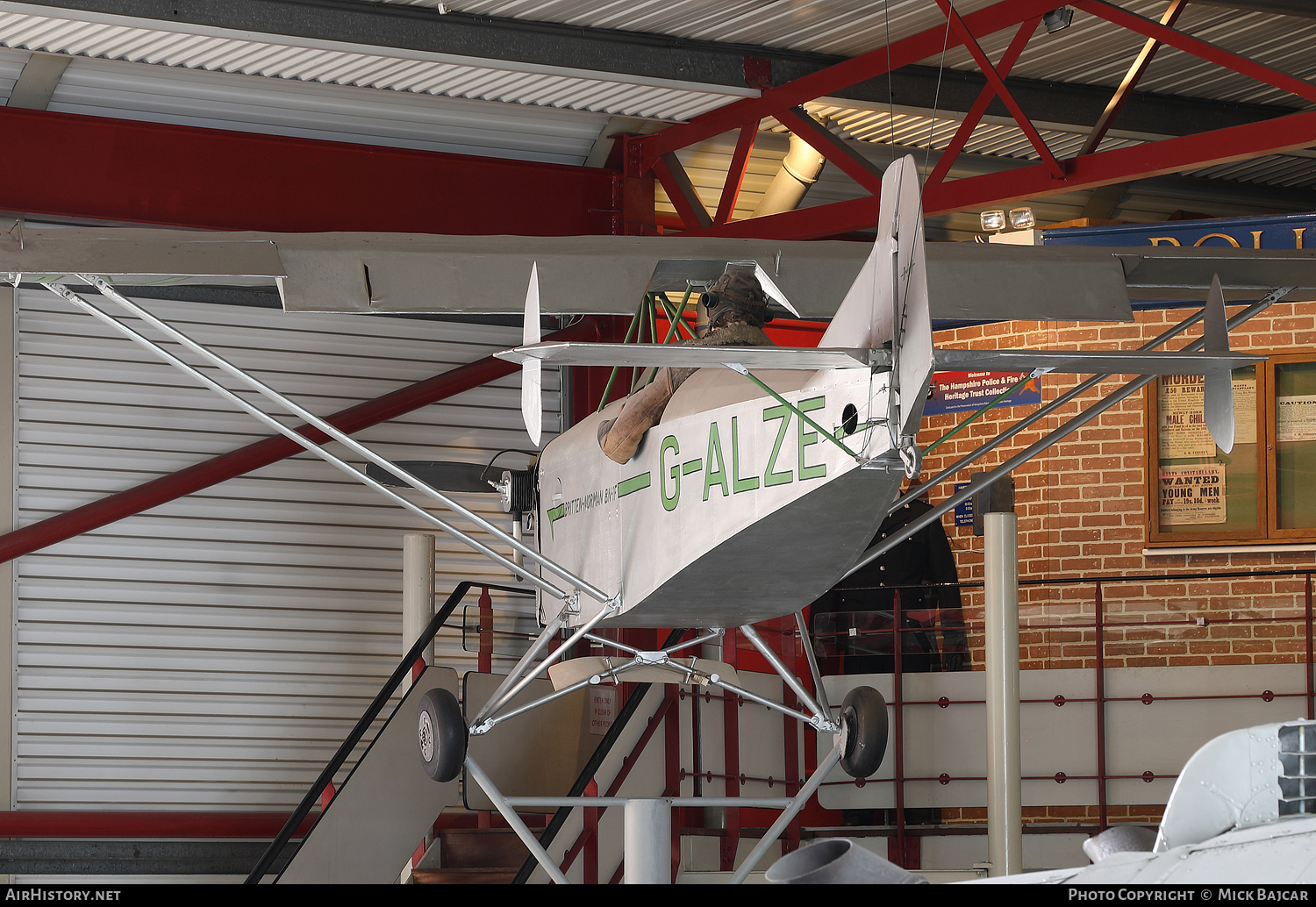 Aircraft Photo of G-ALZE | Britten-Norman BN-1F | AirHistory.net #285762