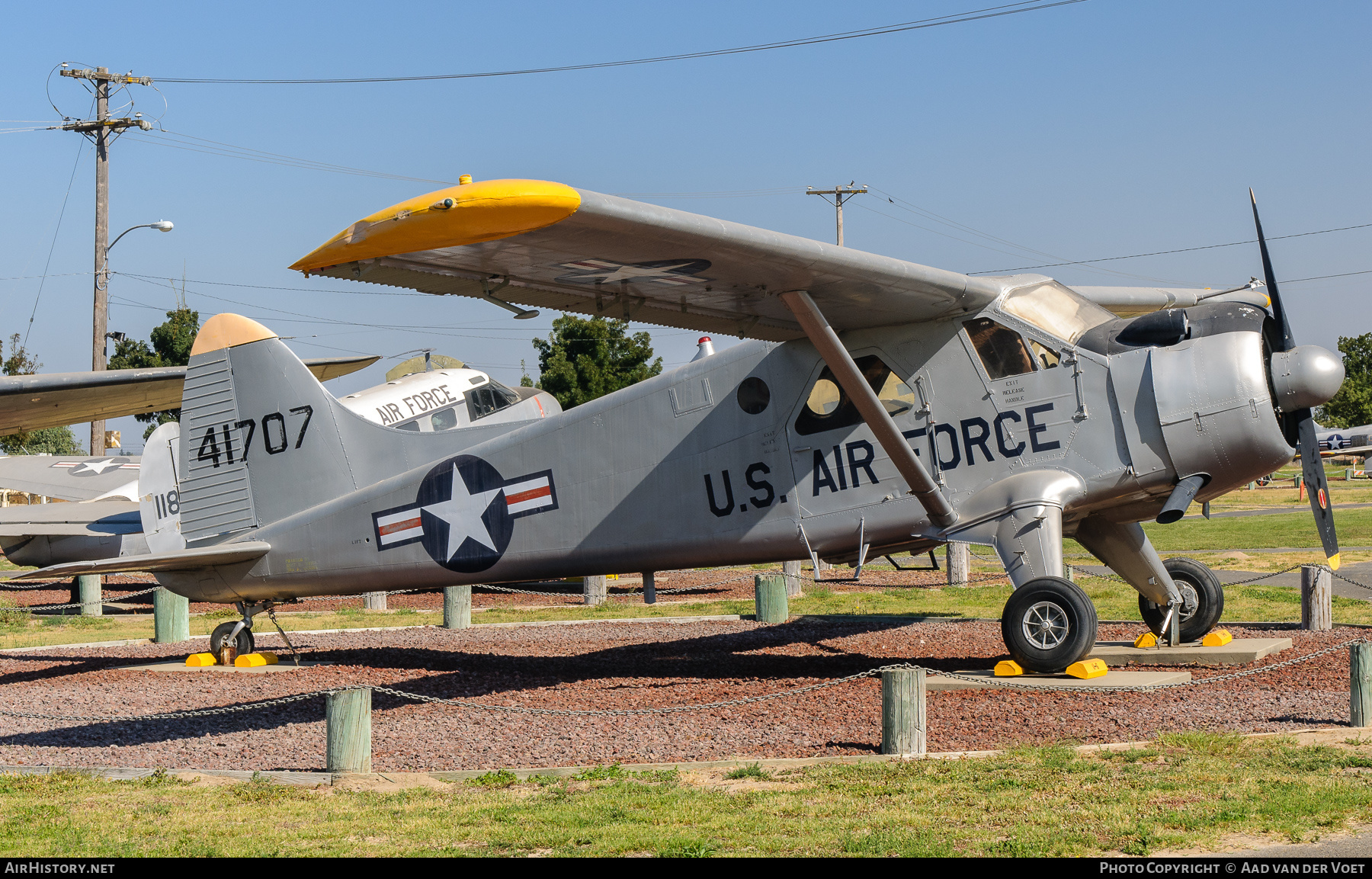 Aircraft Photo of 54-1707 / 41707 | De Havilland Canada U-6A Beaver | USA - Air Force | AirHistory.net #285790