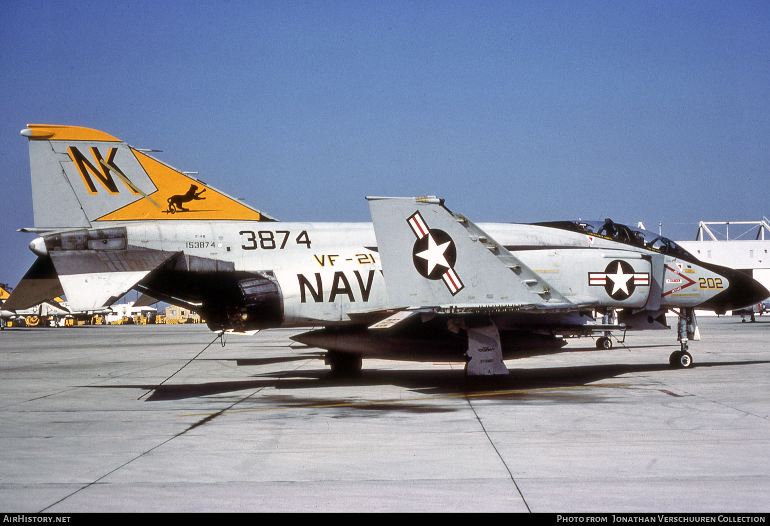 Aircraft Photo of 153874 / 3874 | McDonnell Douglas F-4S Phantom II | USA - Navy | AirHistory.net #285794