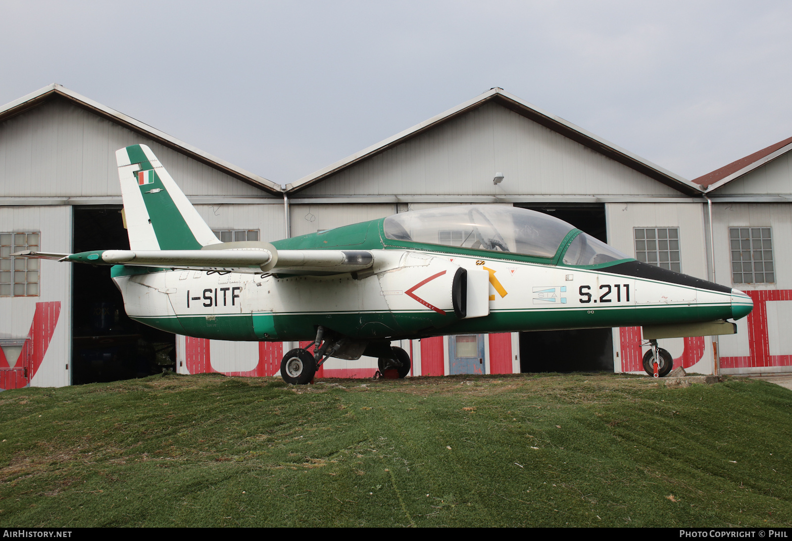 Aircraft Photo of I-SITF | SIAI-Marchetti S-211 | AirHistory.net #285822