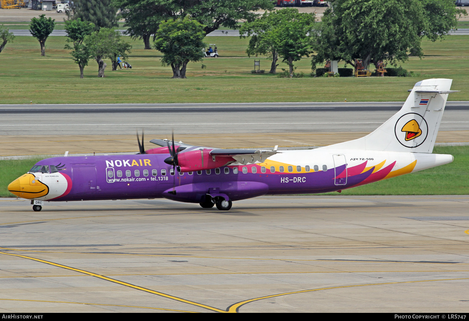Aircraft Photo of HS-DRC | ATR ATR-72-500 (ATR-72-212A) | Nok Air | AirHistory.net #285831