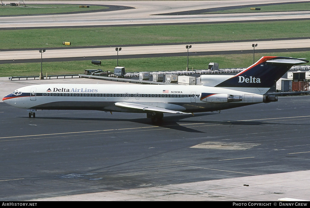 Aircraft Photo of N291WA | Boeing 727-247 | Delta Air Lines | AirHistory.net #285836