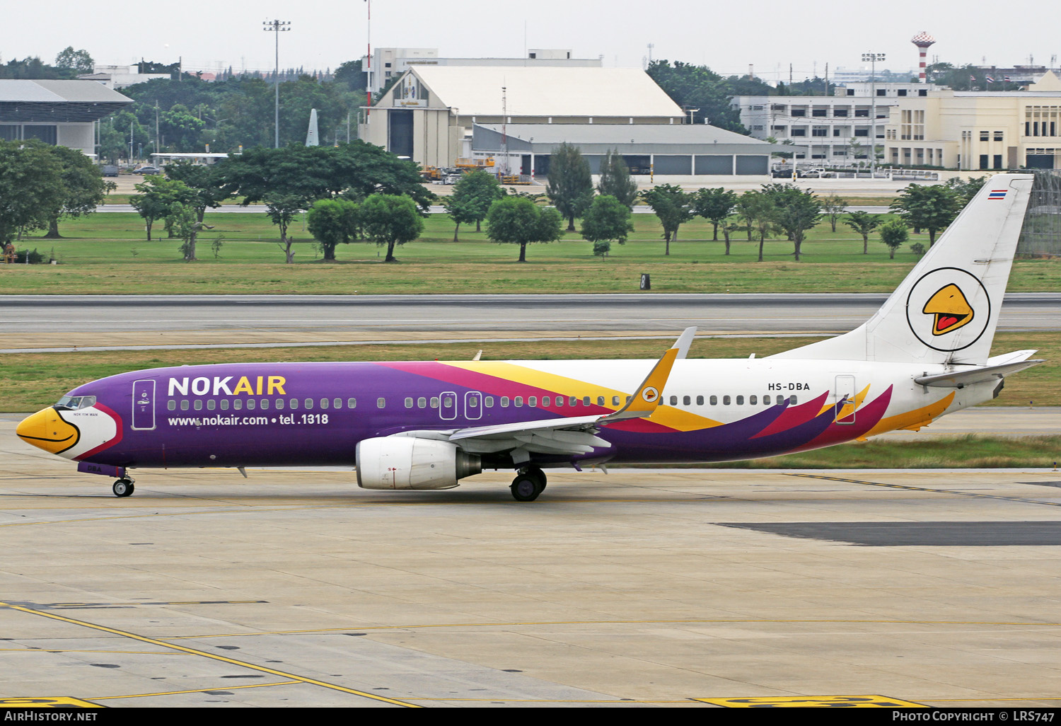 Aircraft Photo of HS-DBA | Boeing 737-8AS | Nok Air | AirHistory.net #285848