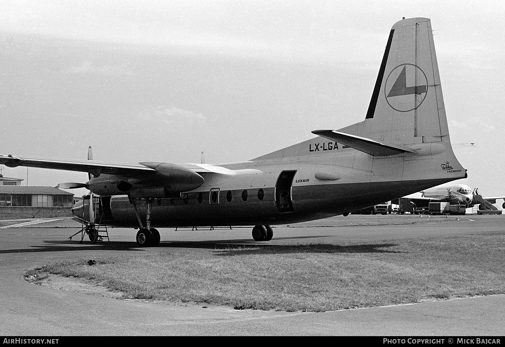Aircraft Photo of LX-LGA | Fokker F27-100 Friendship | Luxair | AirHistory.net #285853