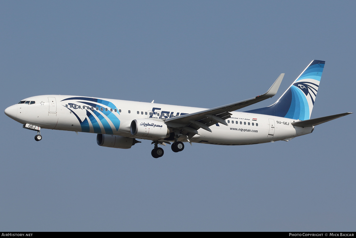 Aircraft Photo of SU-GEJ | Boeing 737-800 | EgyptAir | AirHistory.net #285860