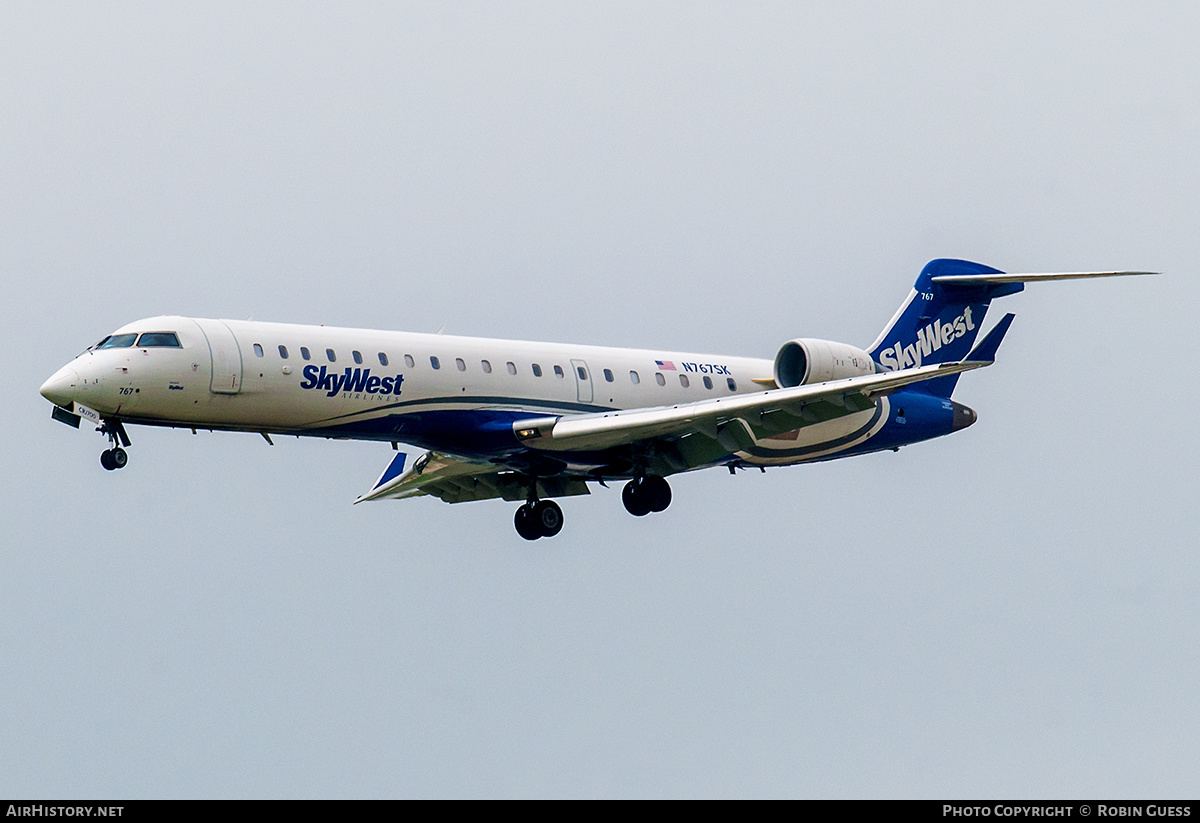 Aircraft Photo of N767SK | Bombardier CRJ-701ER (CL-600-2C10) | SkyWest Airlines | AirHistory.net #285871