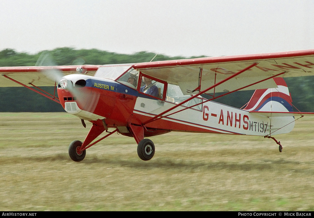 Aircraft Photo of G-ANHS | Taylorcraft G Auster Mk4 | AirHistory.net #285872