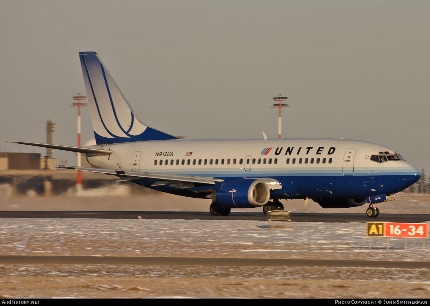 Aircraft Photo of N912UA | Boeing 737-522 | United Airlines | AirHistory.net #285876