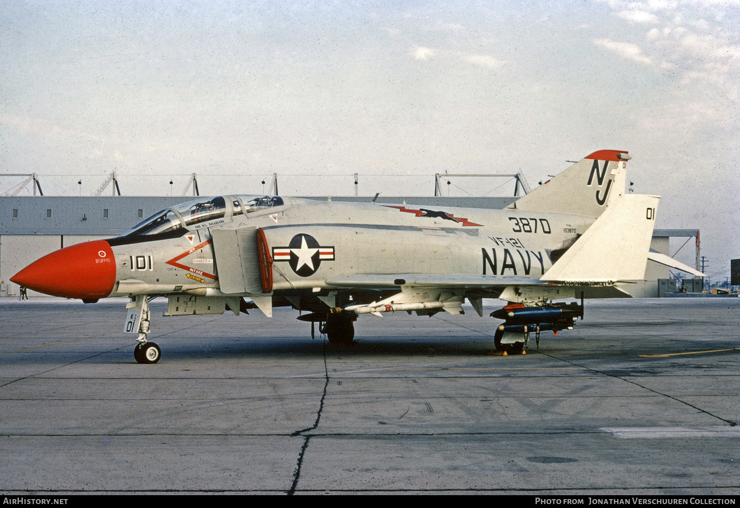 Aircraft Photo of 153870 | McDonnell Douglas F-4J Phantom II | USA - Navy | AirHistory.net #285919