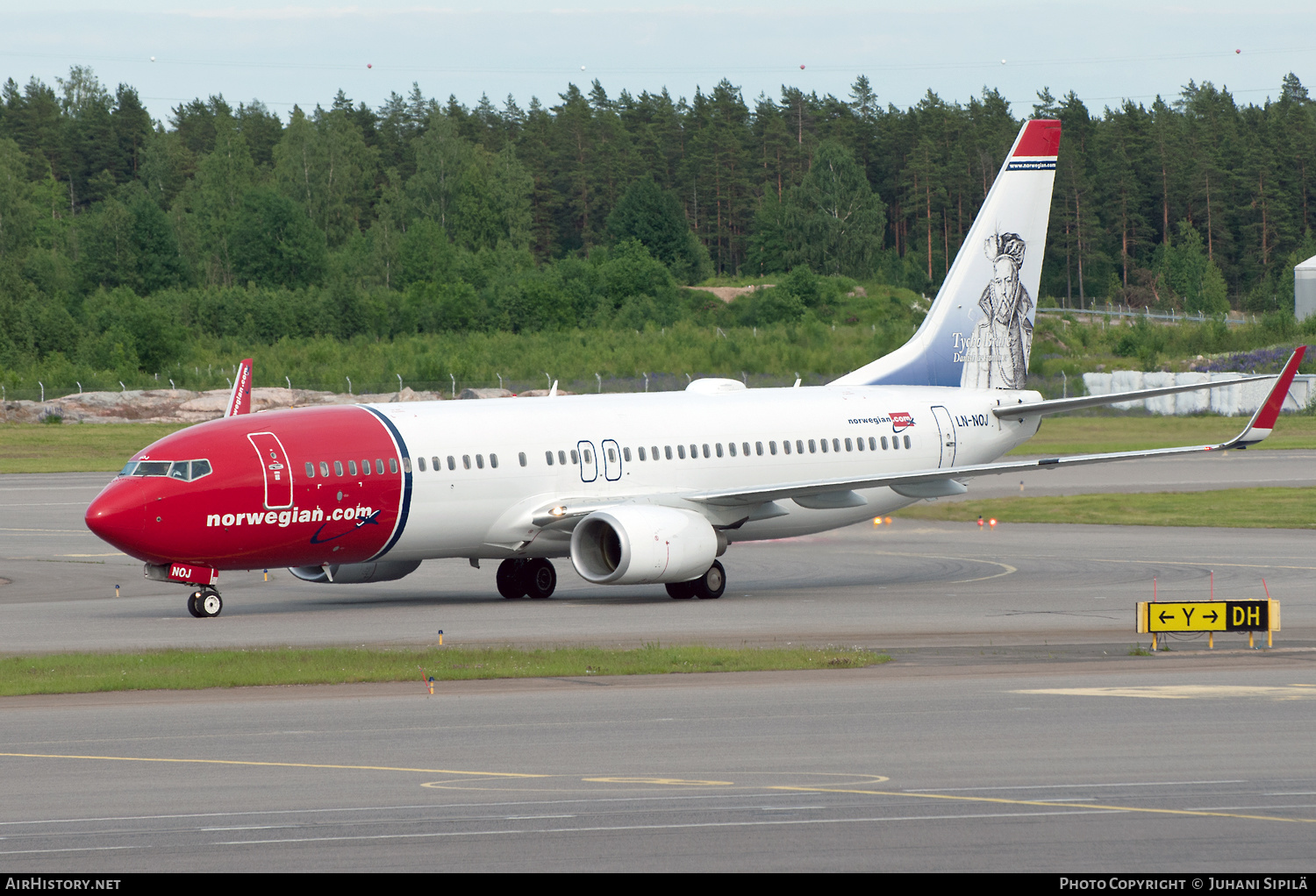 Aircraft Photo of LN-NOJ | Boeing 737-86N | Norwegian | AirHistory.net #285926