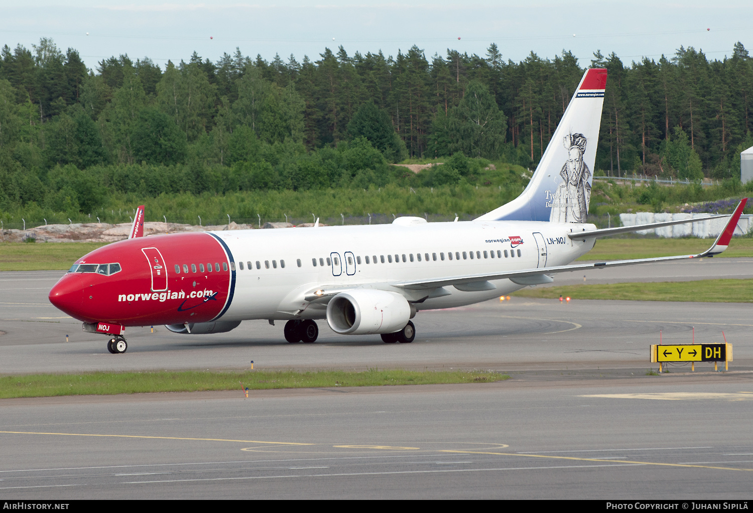 Aircraft Photo of LN-NOJ | Boeing 737-86N | Norwegian | AirHistory.net #285926