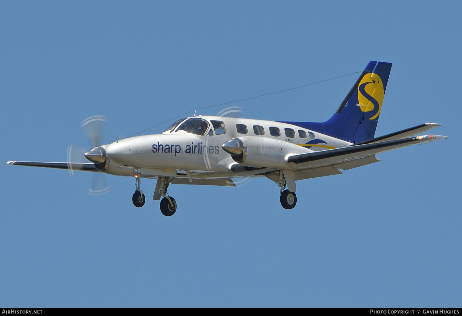 Aircraft Photo of VH-YHV | Cessna 441 Conquest | Sharp Airlines | AirHistory.net #285965
