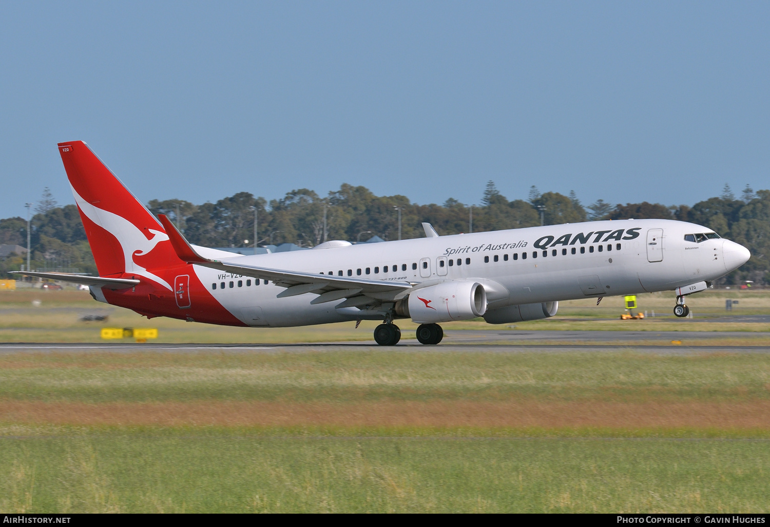 Aircraft Photo of VH-VZQ | Boeing 737-838 | Qantas | AirHistory.net #285973