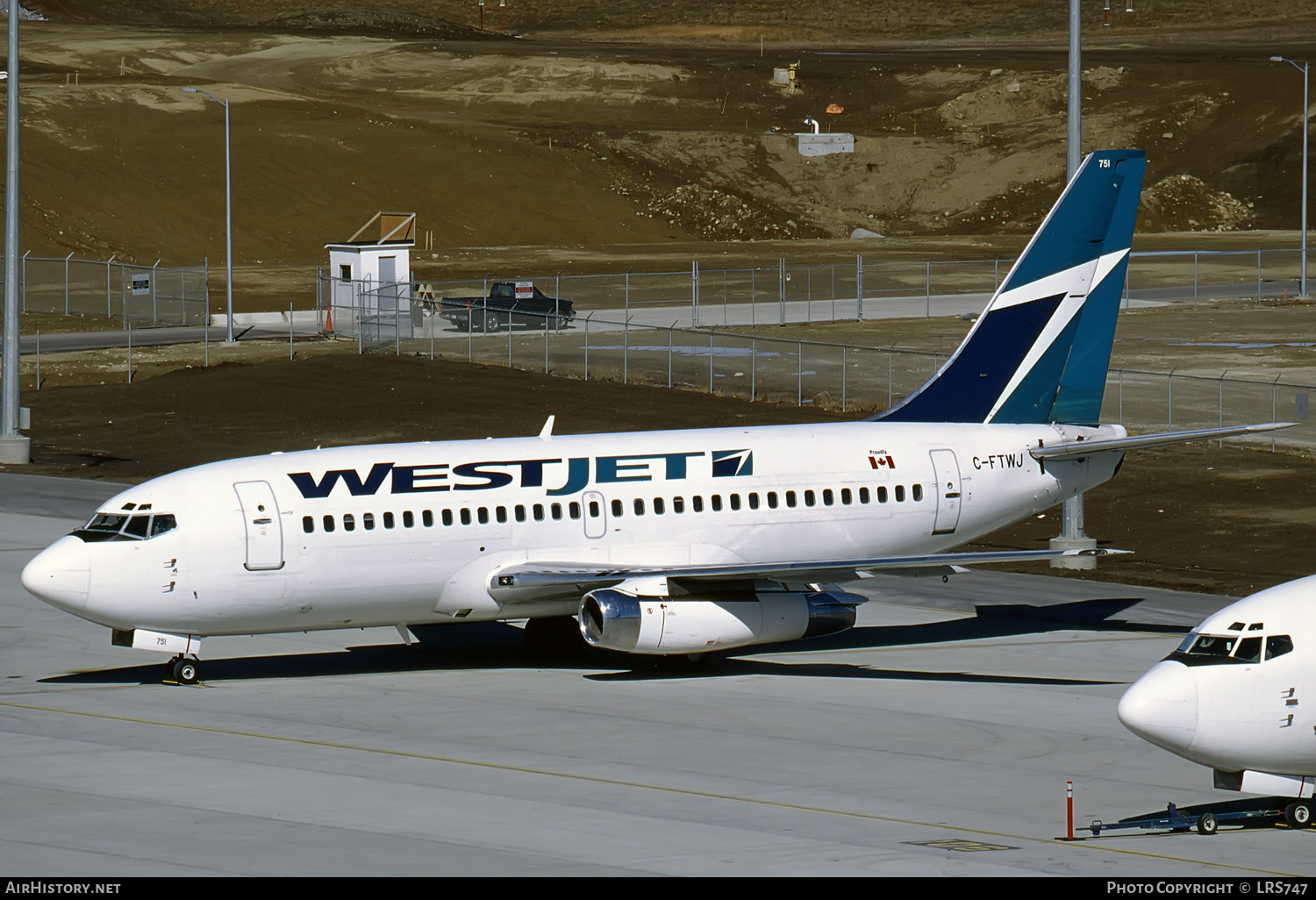 Aircraft Photo of C-FTWJ | Boeing 737-281/Adv | WestJet | AirHistory.net #286004