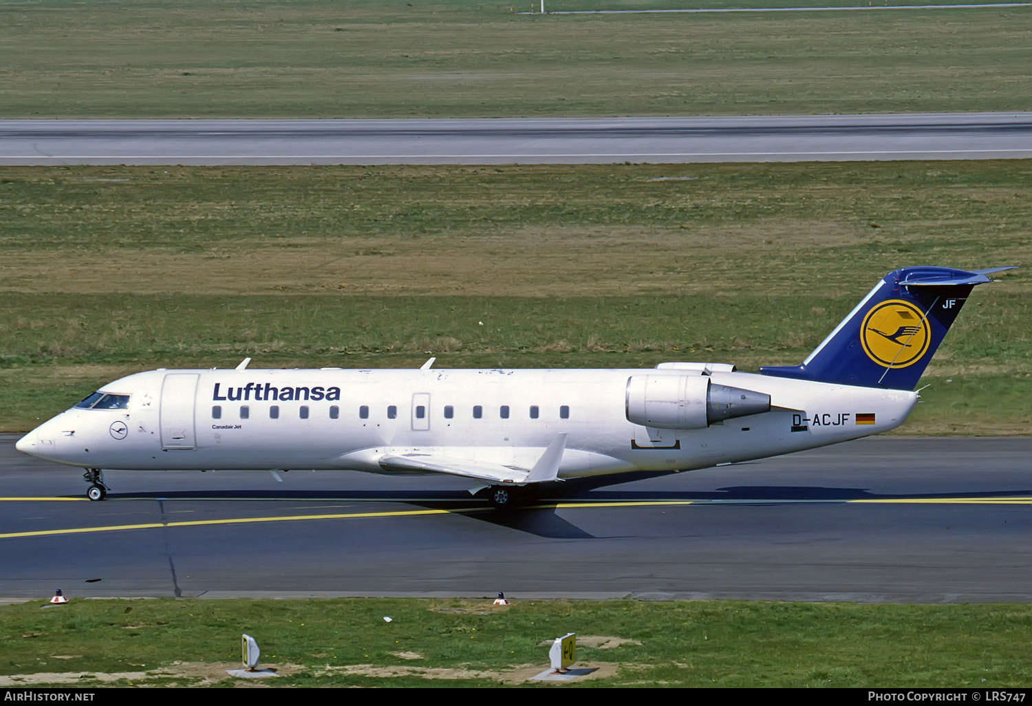 Aircraft Photo of D-ACJF | Bombardier CRJ-100LR (CL-600-2B19) | Lufthansa | AirHistory.net #286006