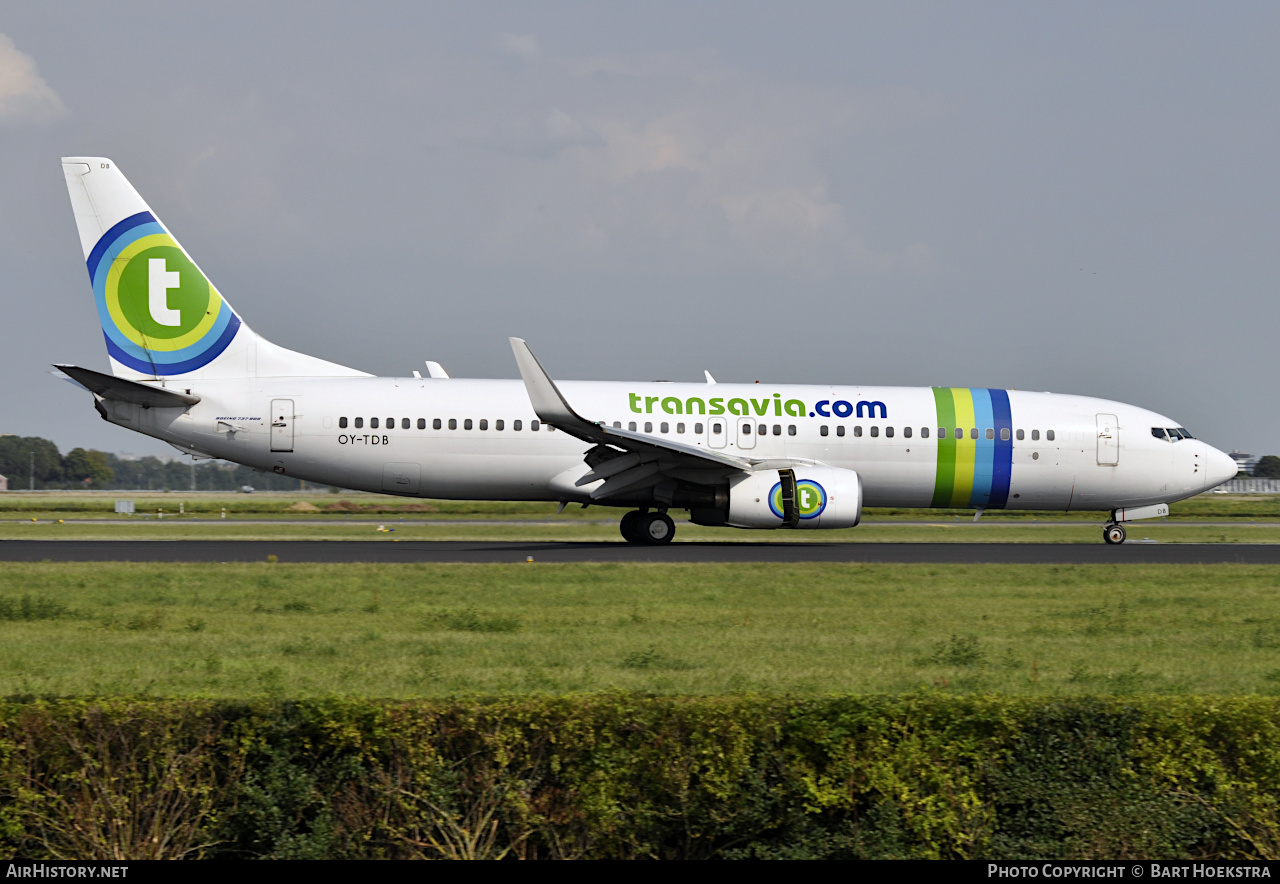 Aircraft Photo of OY-TDB | Boeing 737-8K2 | Transavia | AirHistory.net #286007